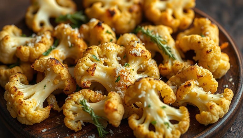 Cheesy Garlic Parmesan Cauliflower