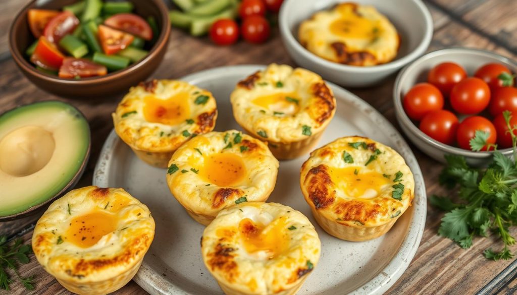 Cheesy Veggie Egg Muffins