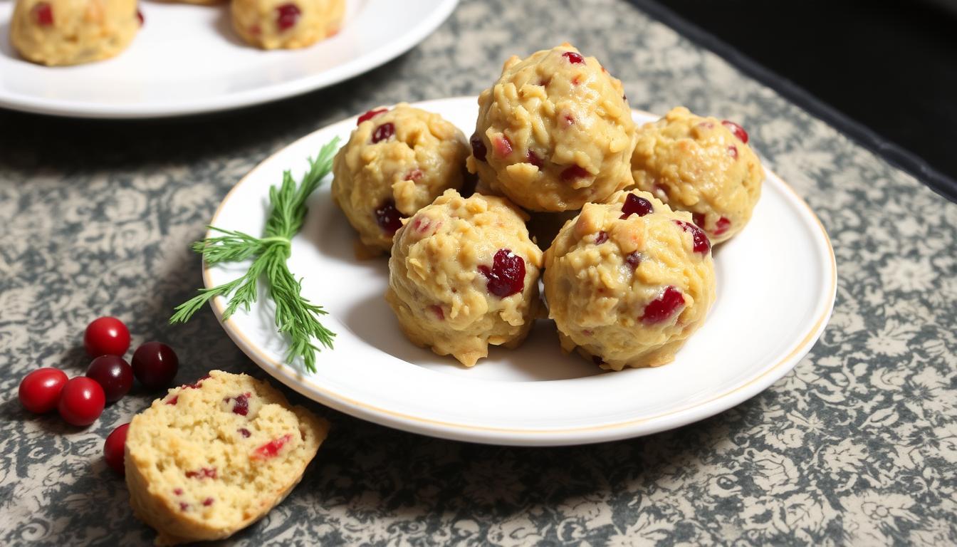 Cranberry & Turkey Stuffing Balls