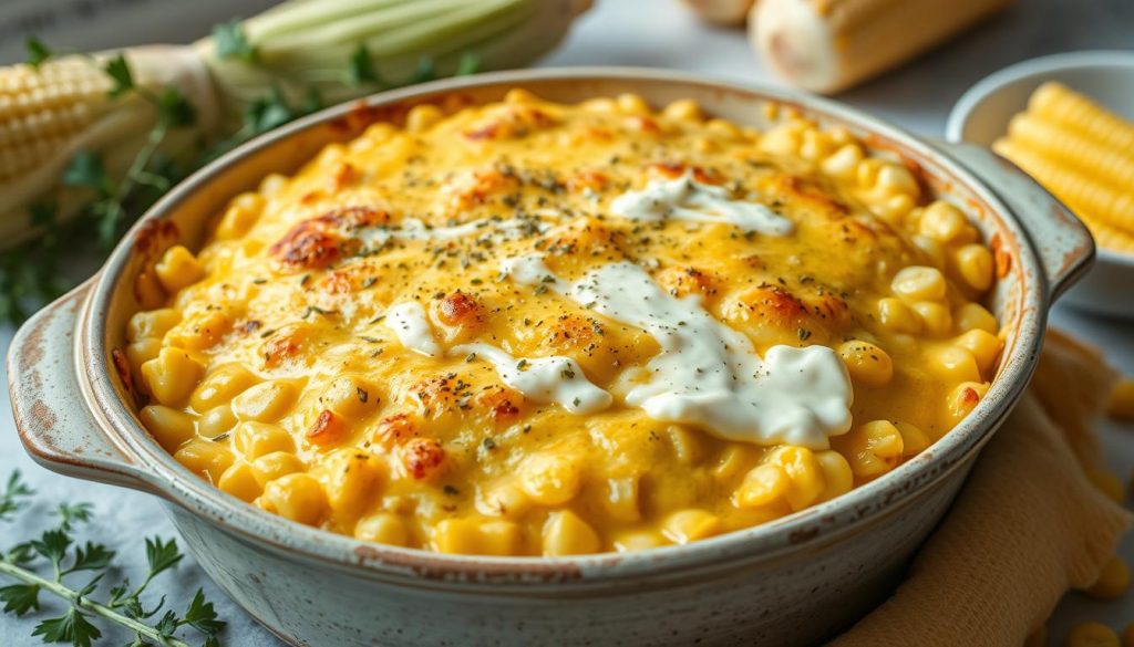 Cream Cheese Corn Casserole