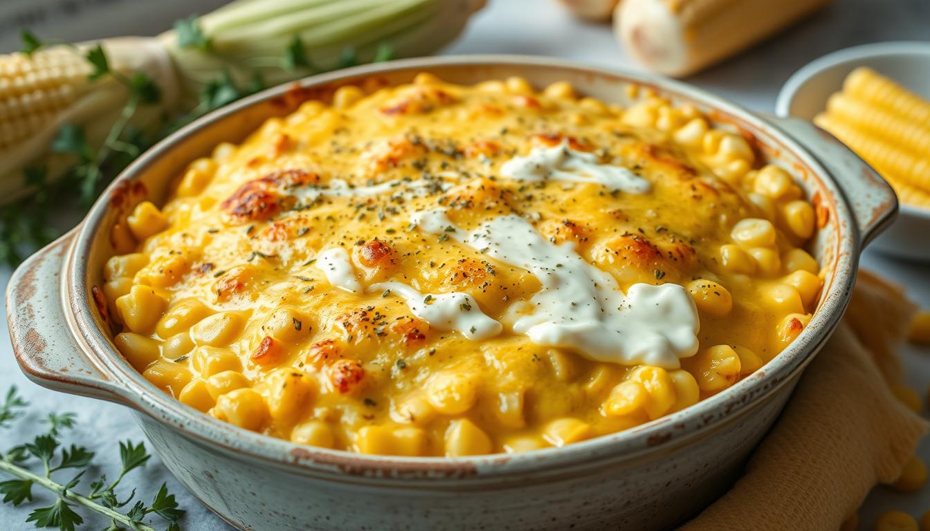 Cream Cheese Corn Casserole