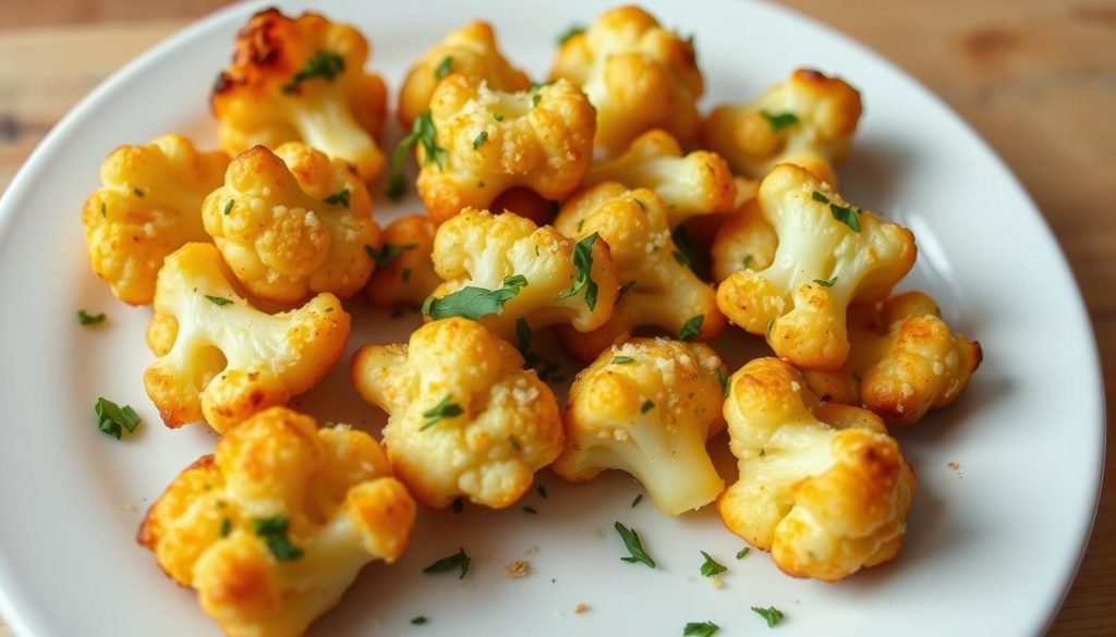 Garlic Parmesan Cauliflower Bites