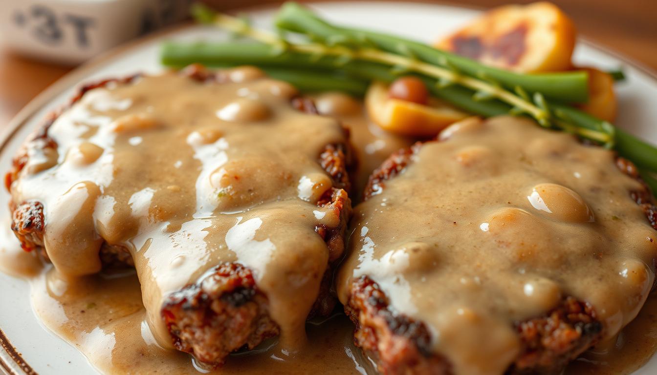 Hamburger Steaks with Onion Gravy