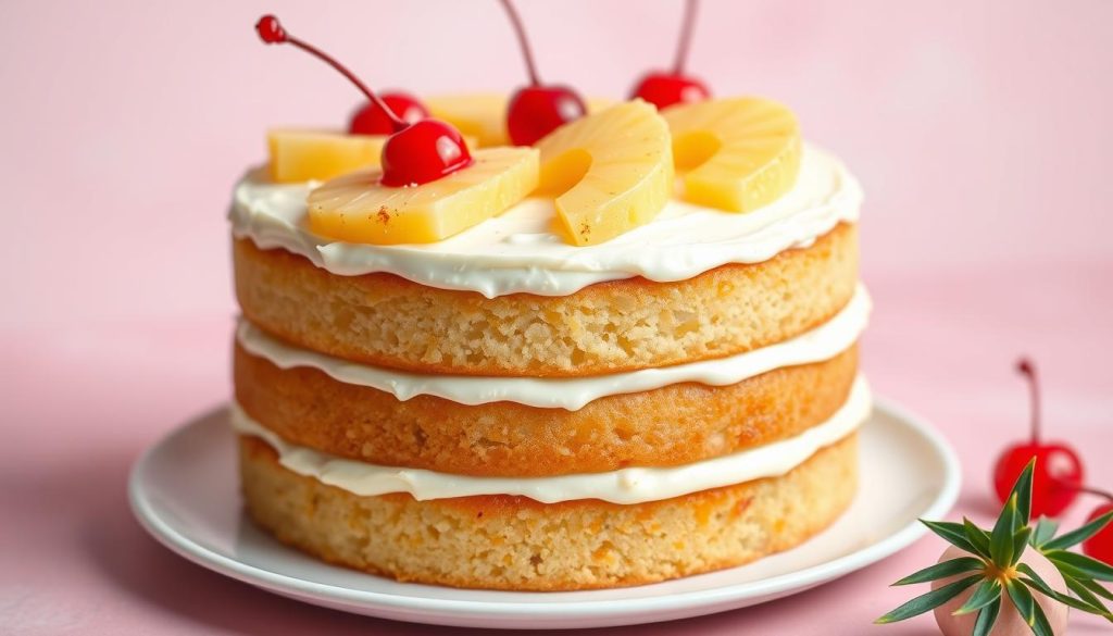 Hawaiian pineapple cake