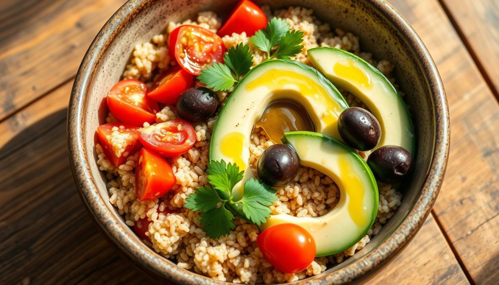 Mediterranean Quinoa Breakfast Bowl