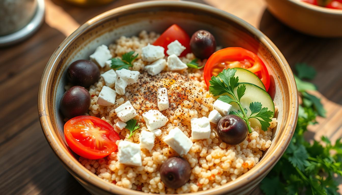 Mediterranean Quinoa Breakfast Bowl