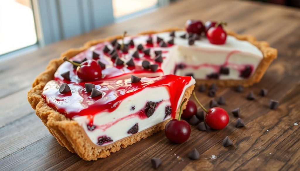 No-Bake Cherry Chocolate Chip Pie