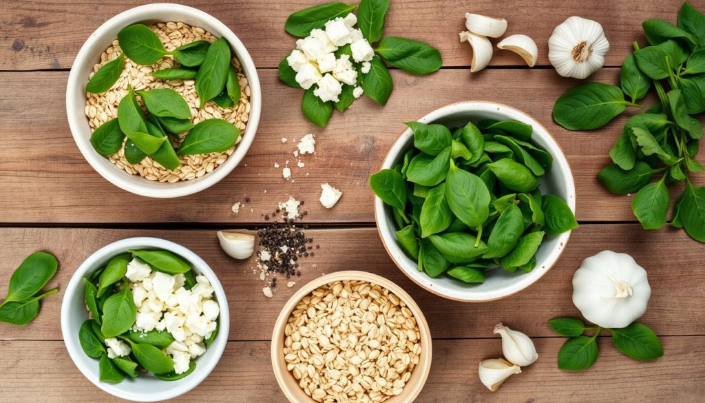 Savory Oatmeal Ingredients