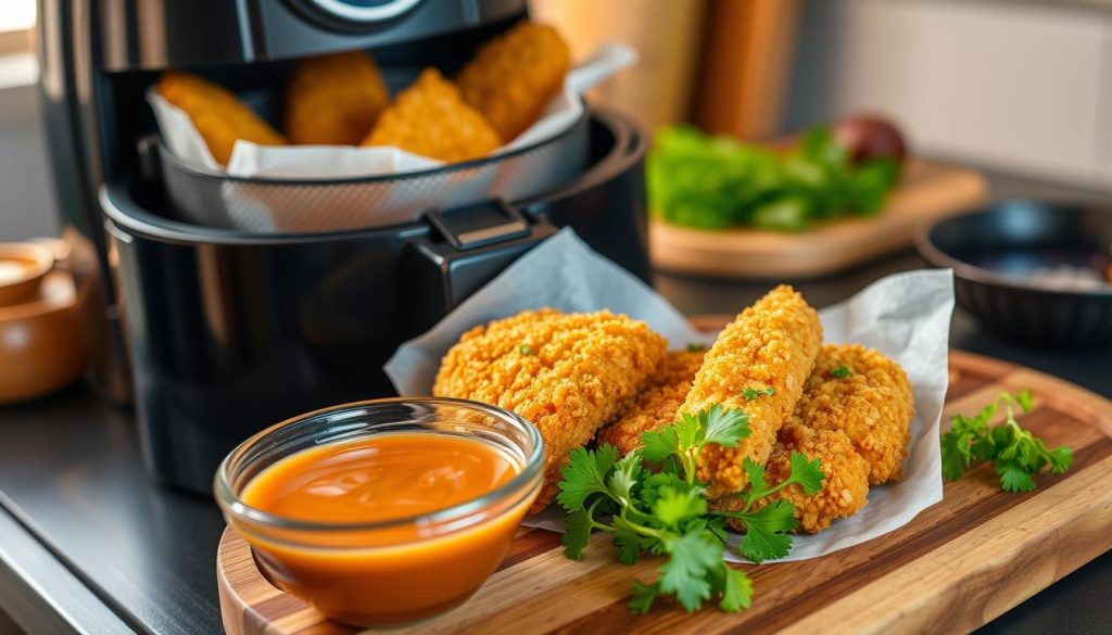 air fryer chicken katsu strips