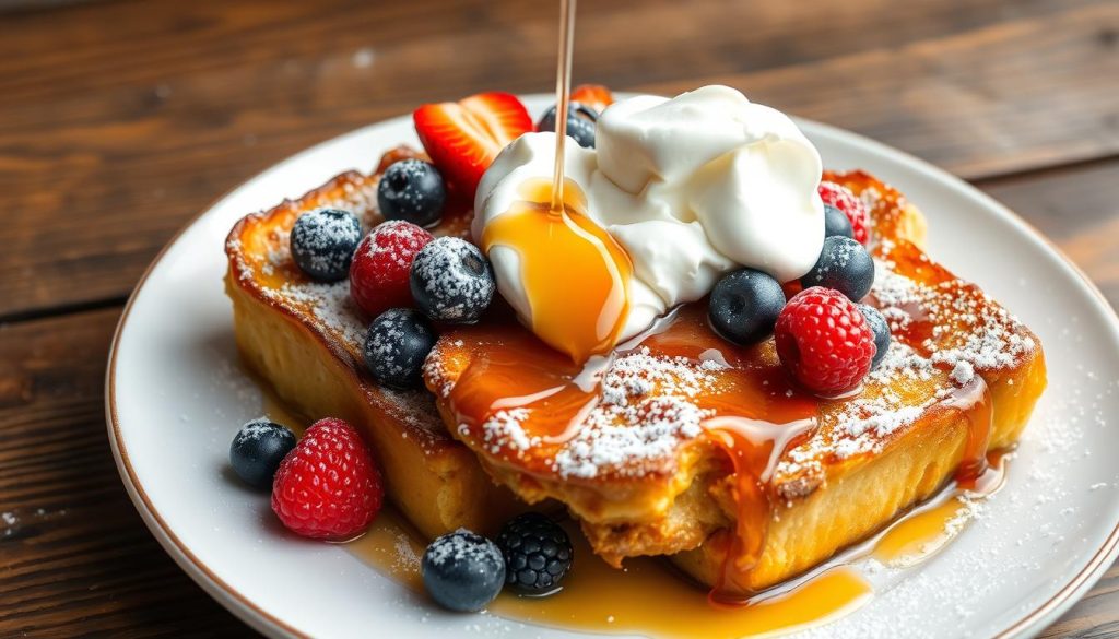 french toast casserole toppings