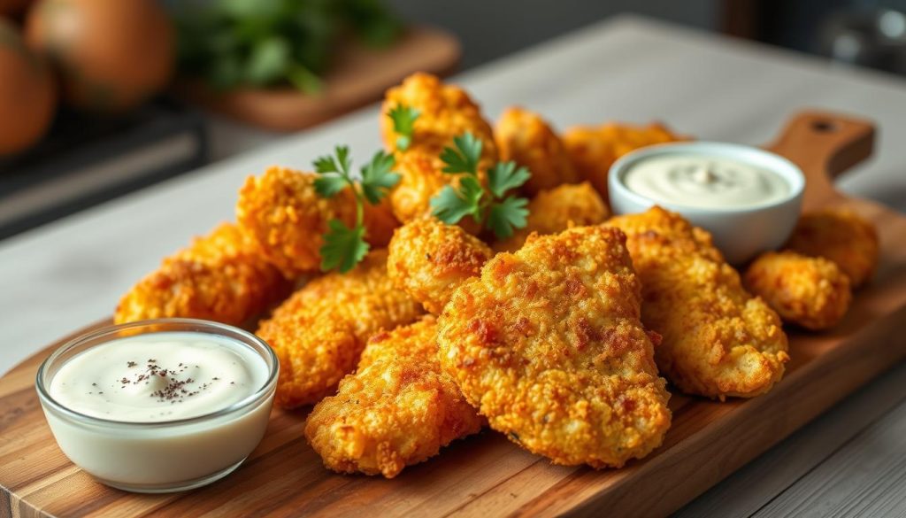 golden chicken strips