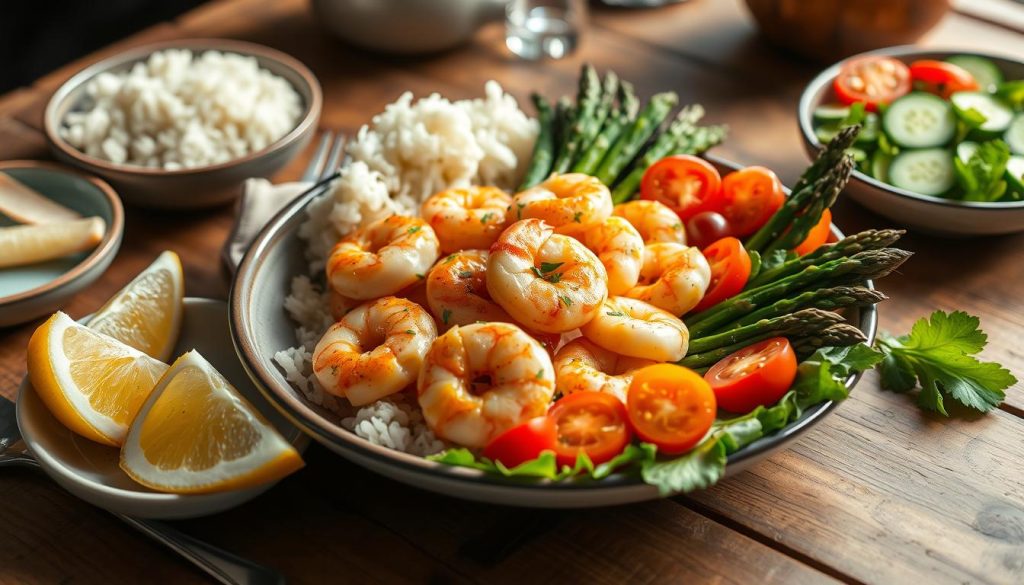 lemon garlic butter shrimp sides