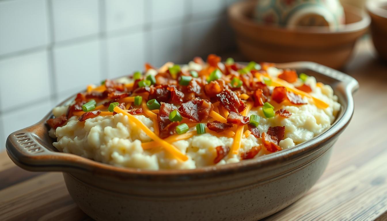 loaded mashed potato casserole