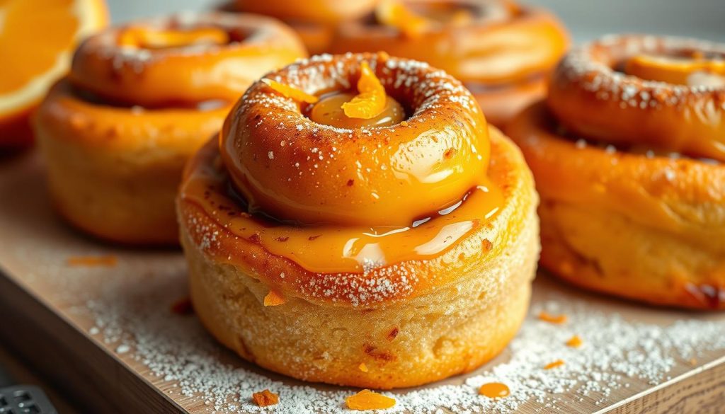 orange cinnamon rolls