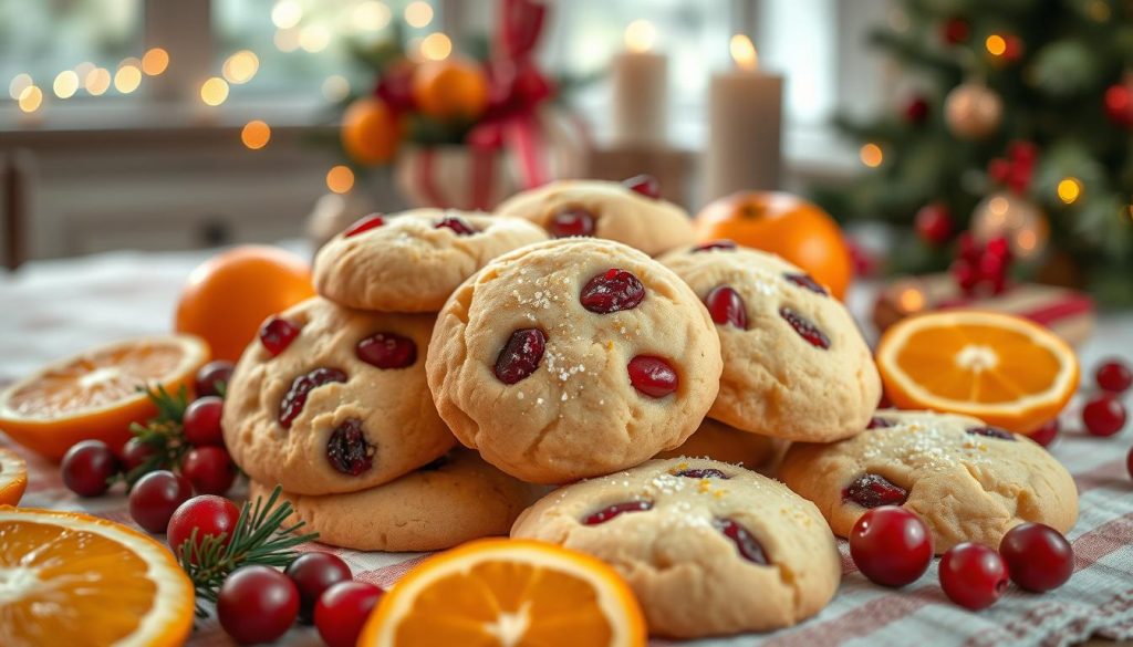 orange cranberry ricotta cookie recipe, holiday cookie recipe