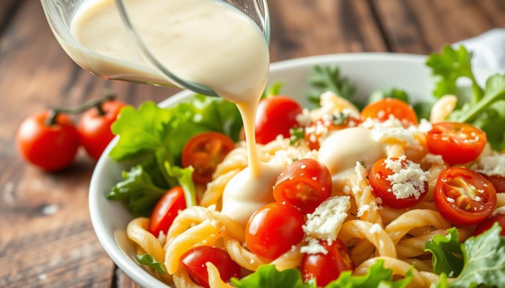 pasta salad caesar dressing