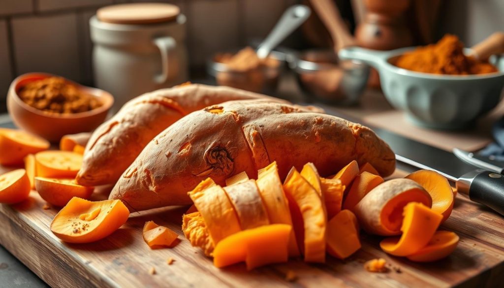 sweet potato preparation