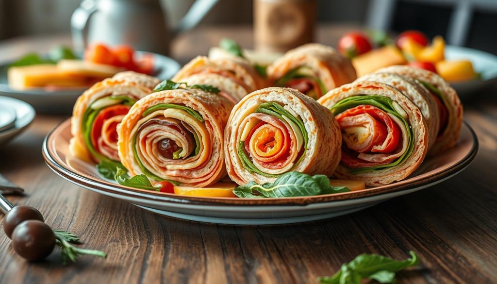 Antipasto Pinwheel Sandwiches