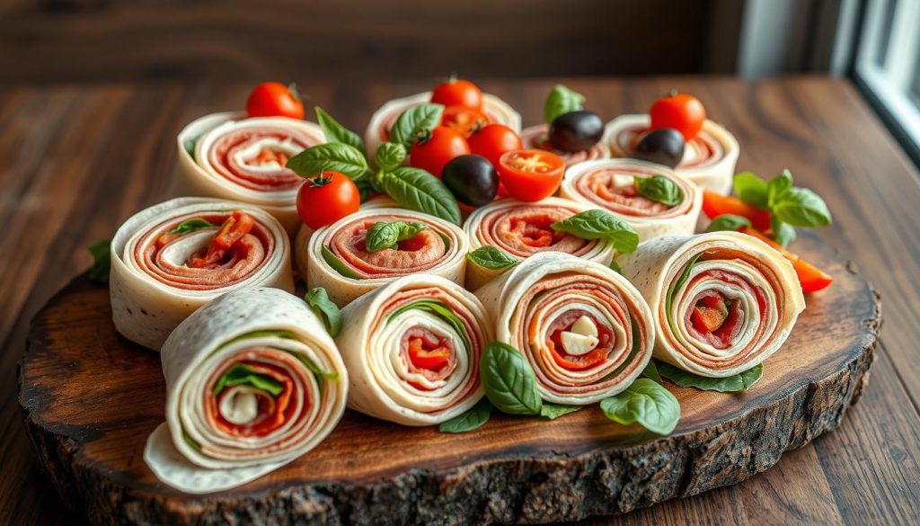 Antipasto Pinwheel Sandwiches