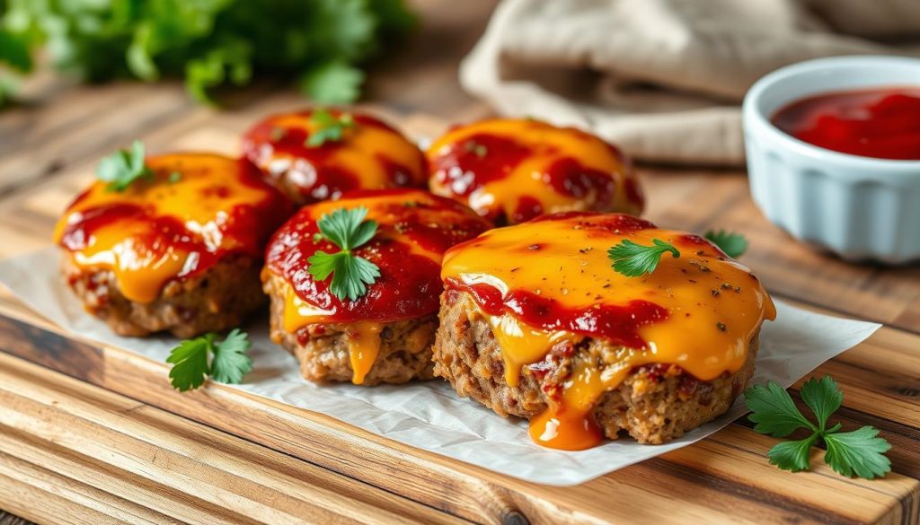 Cheeseburger Meatloaf Bites