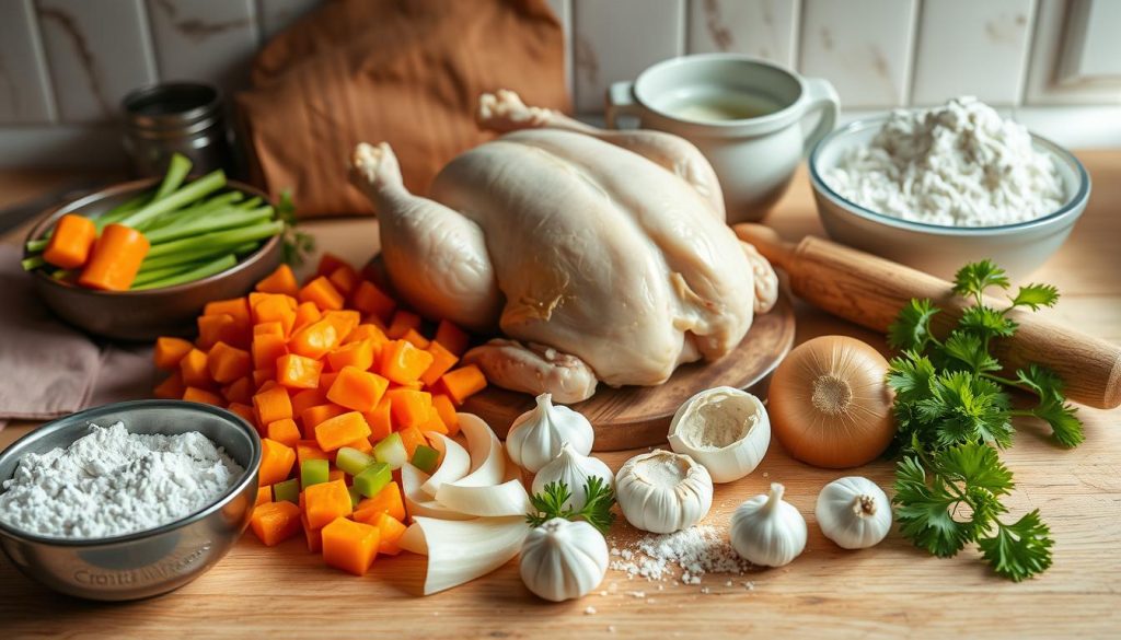 Chicken and Dumplings Ingredients