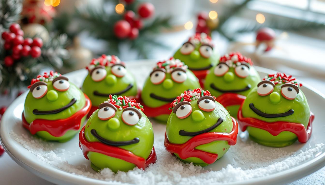 Christmas Grinch Oreo Balls