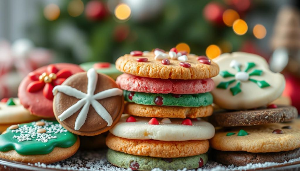 Christmas cookie layers