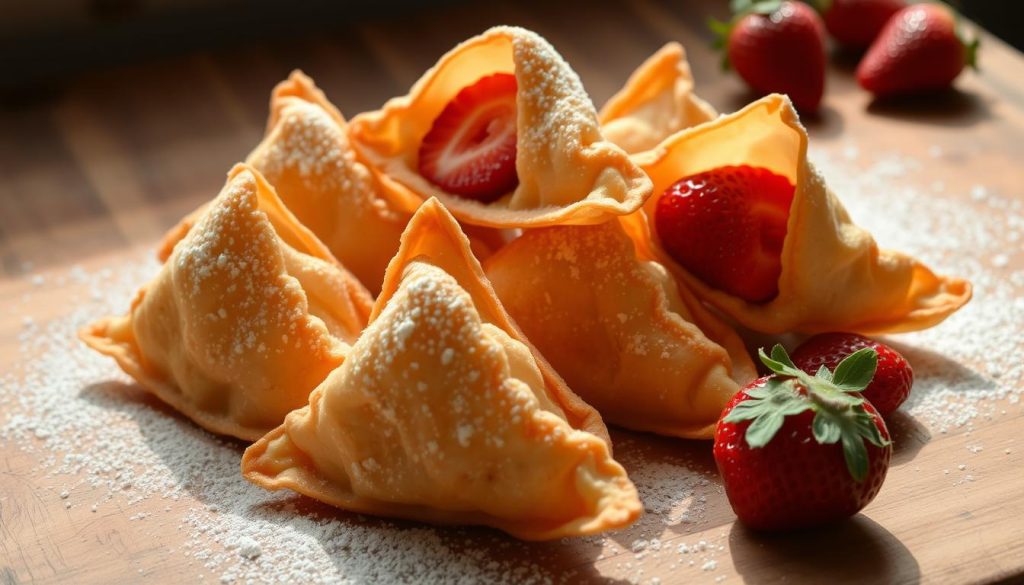 Crispy Fruit Parcels