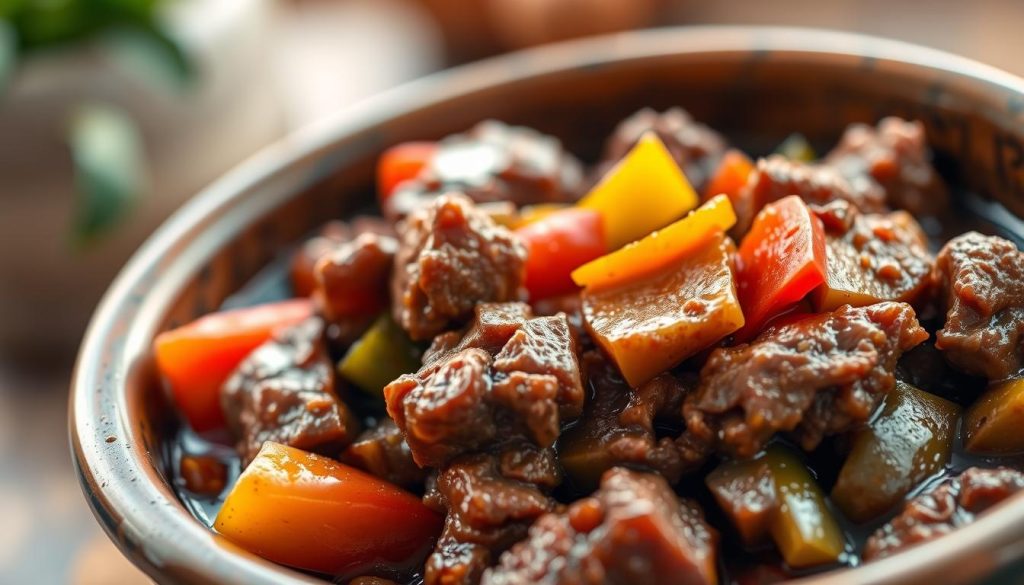 Crock Pot Pepper Steak