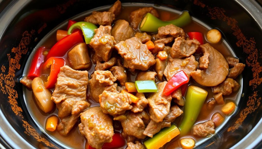 Crock Pot Pepper Steak