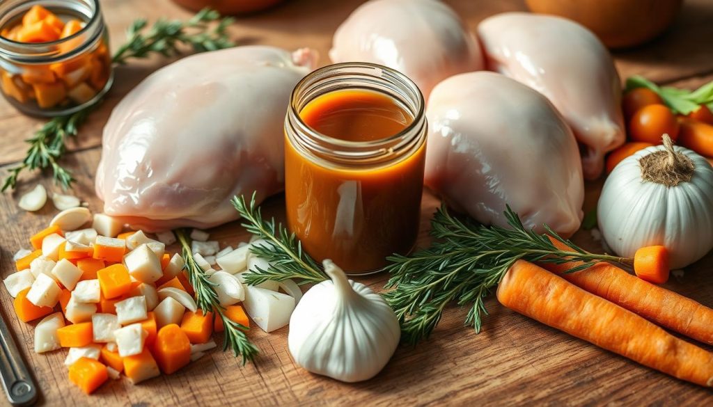 Crockpot Chicken and Gravy Ingredients