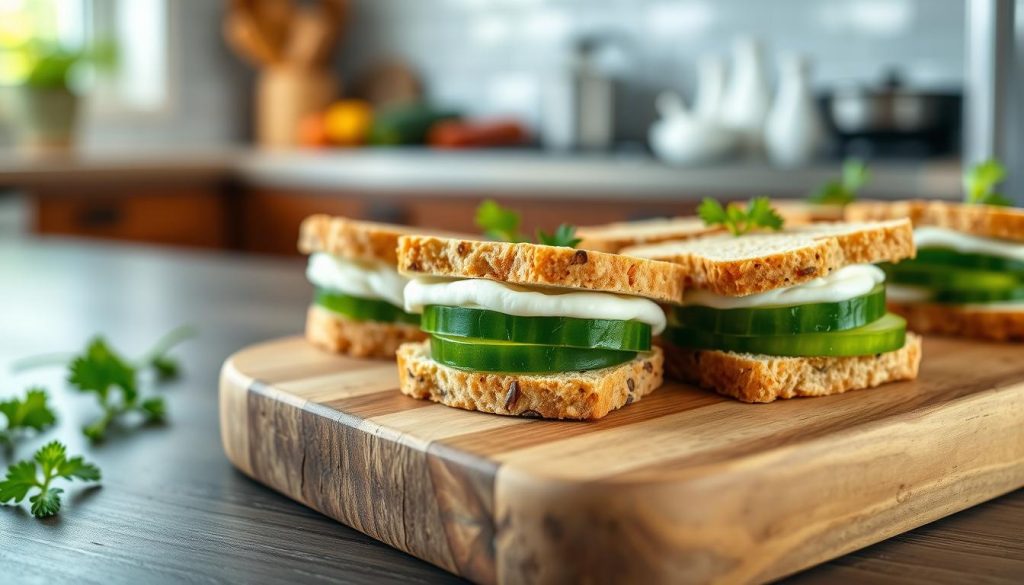 Cucumber Cream Cheese Sandwiches