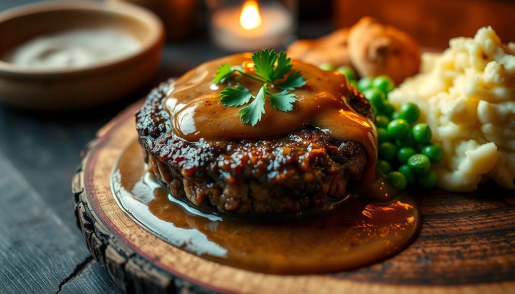 Hamburger Steak Plating