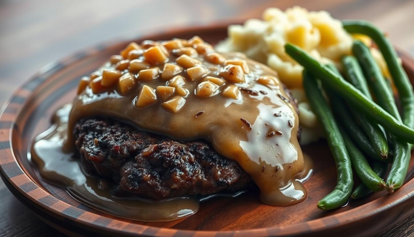 Hamburger Steak with Onion Gravy