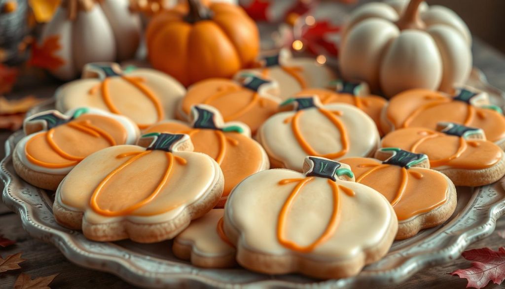 Iced Pumpkin Cookies