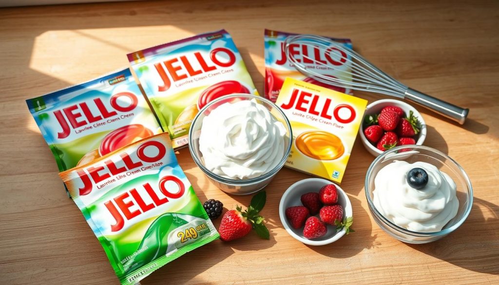 Jello Whipped Cream Dessert Ingredients