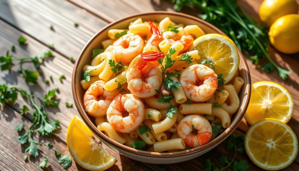 Lemony Shrimp Macaroni Salad