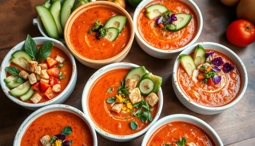 Lucky's Gazpacho Variations