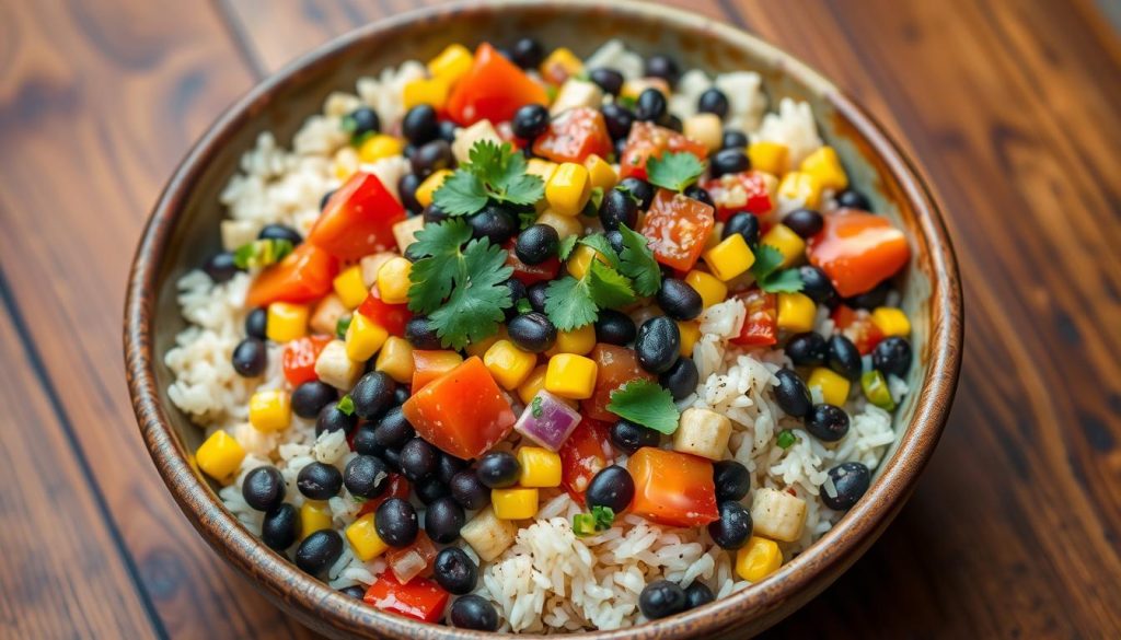 Mexican Bean and Rice Salad