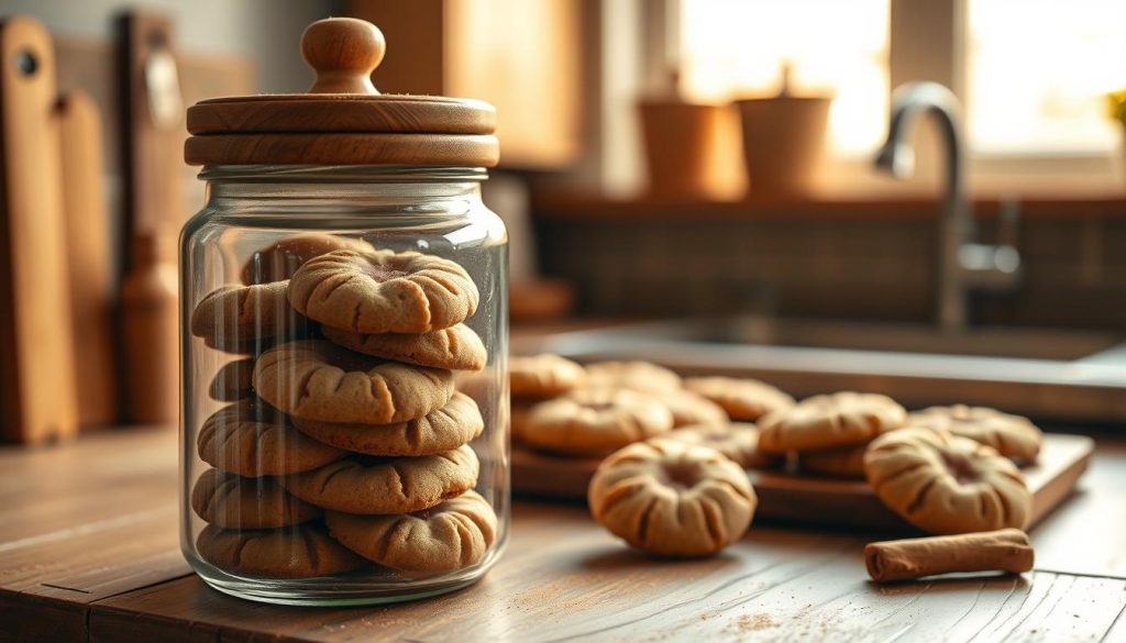 Snickerdoodle Cookies in Storage