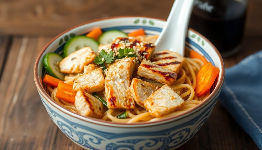 Soba Noodle Salad with Chicken and Sesame