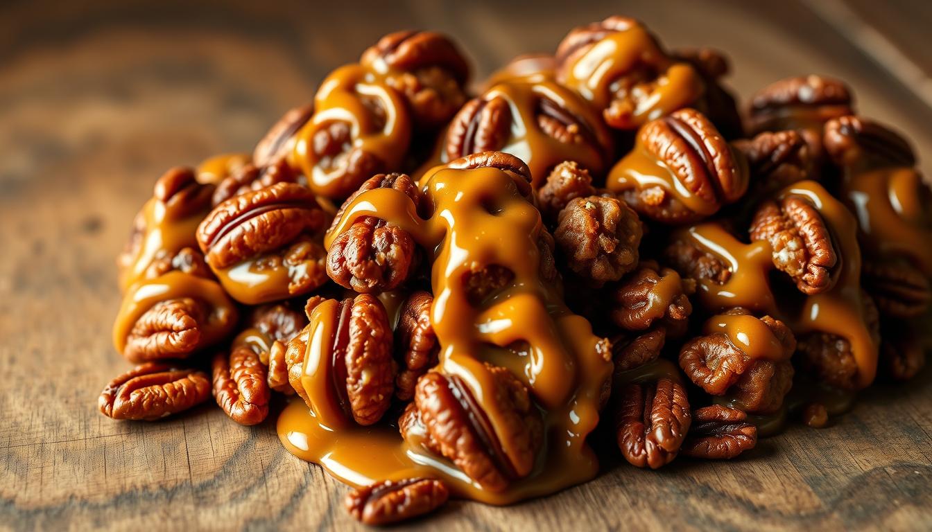 Turtle Candy with Pecans and Caramel