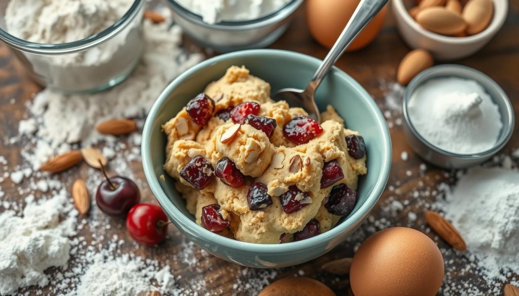 cookie dough preparation