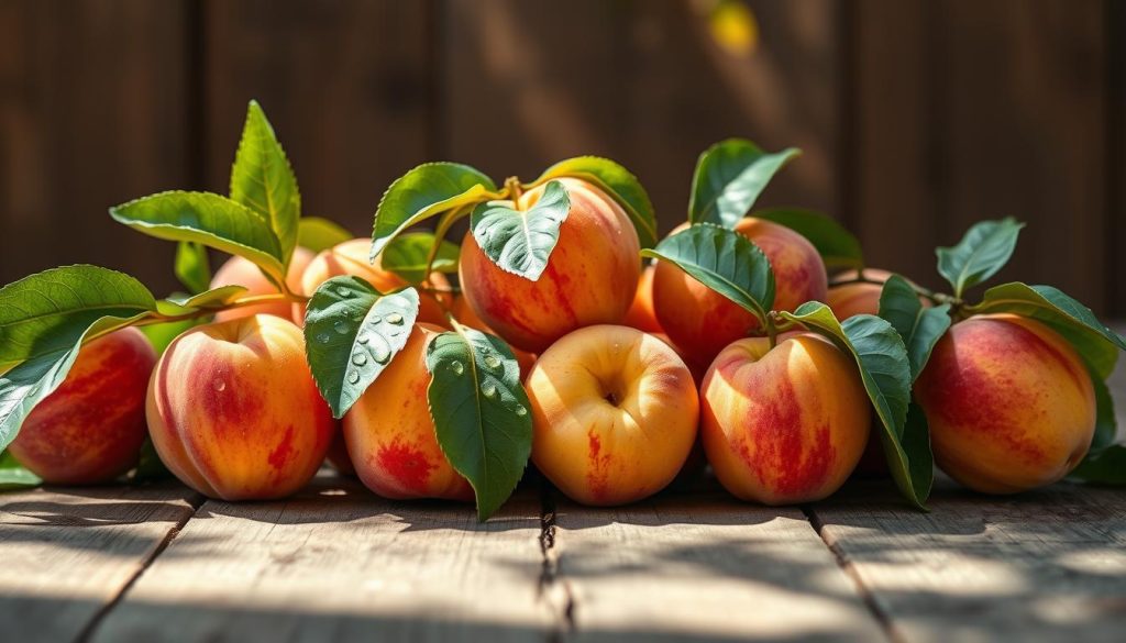 fresh peaches